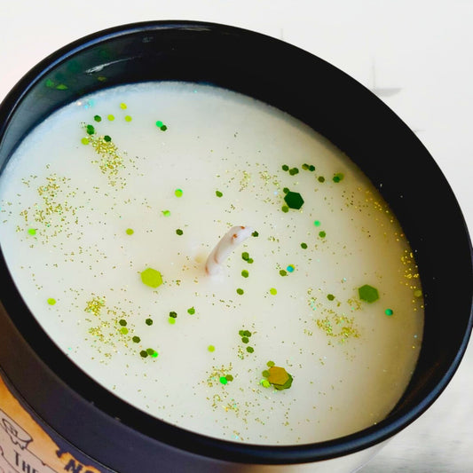 Vela Aromática Tesoro Maldito del Pirata – Cera de soja y coco, Hecha a Mano