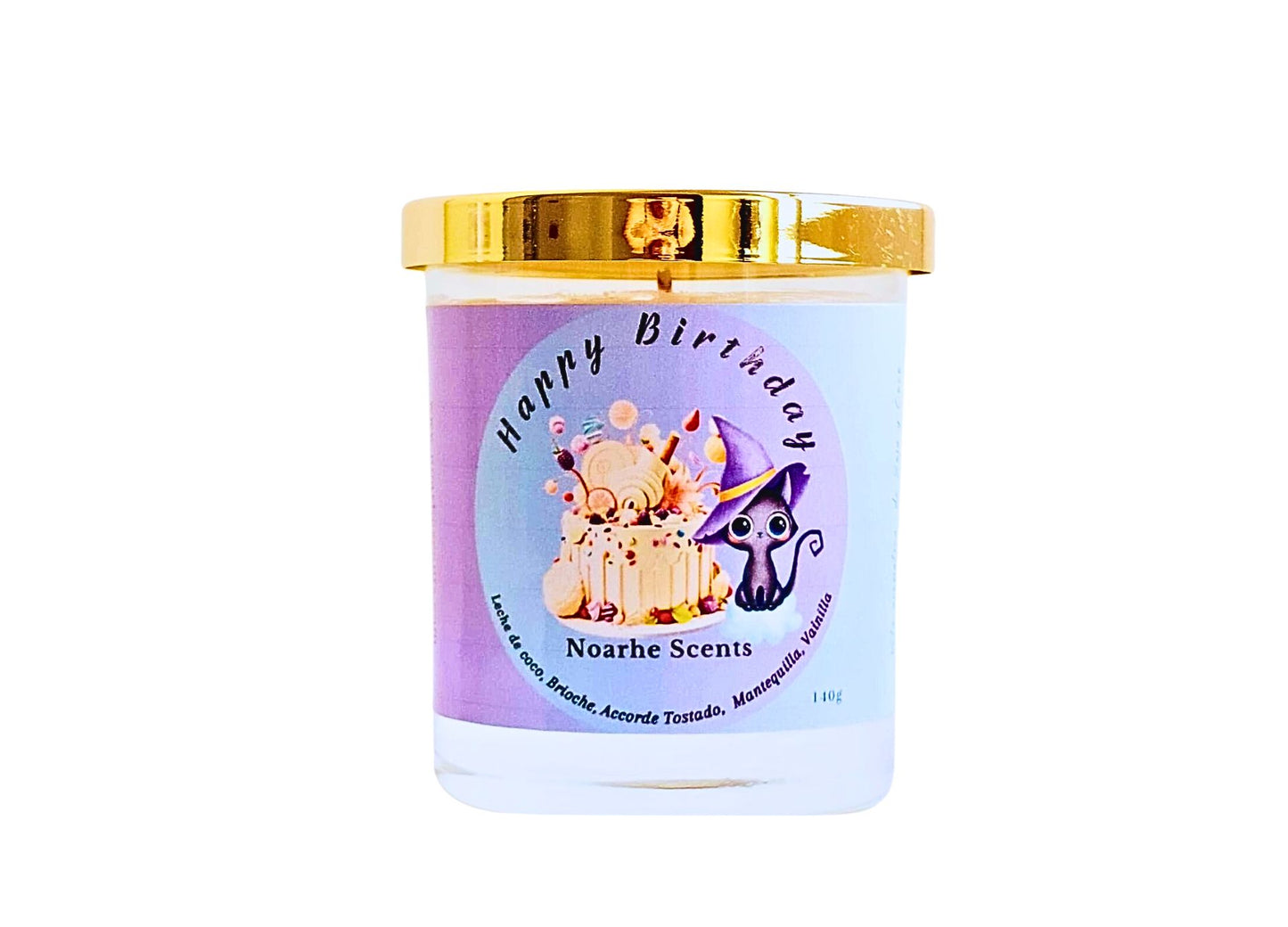 Celebra cumpleaños con magia y aroma: una vela vegana, artesanal y libre de ftalatos, perfecta para regalar y crear recuerdos inolvidables.