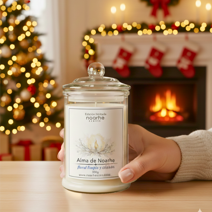 Alma de Noarhe – Vela Aromática Suave y Elegante | Colección Magia en Navidad