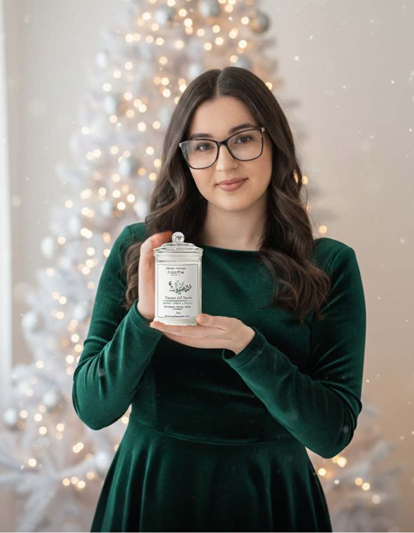 Vela Aromática Viento del Norte | Aroma Amaderado y Fresco  | Noarhe scents